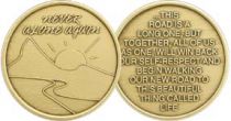 Never Alone Again Bronze Recovery Coin