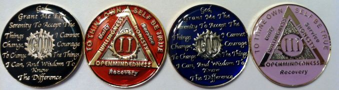 Tri plated anniversary AA Coins