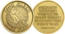 Ride Clean Bronze NA Coin