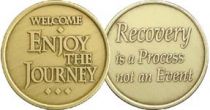 Welcome Enjoy The Journey Bronze Recovery Coin