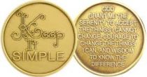 Keep It Simple Bronze Recovery Coin