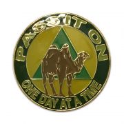 Tri-Plate Pass it on Camel AA Coin with Camel Poem
