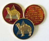 Camel bsp Tri-Plated Medallion