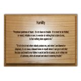 AA Dr Bob's Humility Engraved Plaque