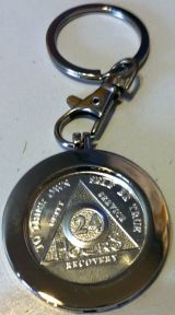 recovery Coin holder keychain