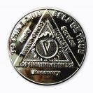 AA Anniversary Nickel Plated Sunlight of the Spirit Coin