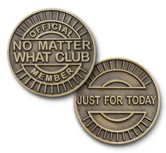 Bronze No Matter What Club Coin
