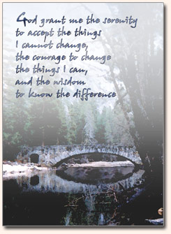 Recovery-Greeting-Cards - Serenity Prayer