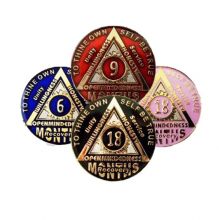 AA Anniversary Months Tri-plated Sunlight of the Spirit Coin