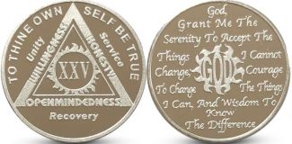 .999 Sterling Silver Anniversary AA Coin
