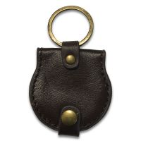 Leather Key Ring double coin holder